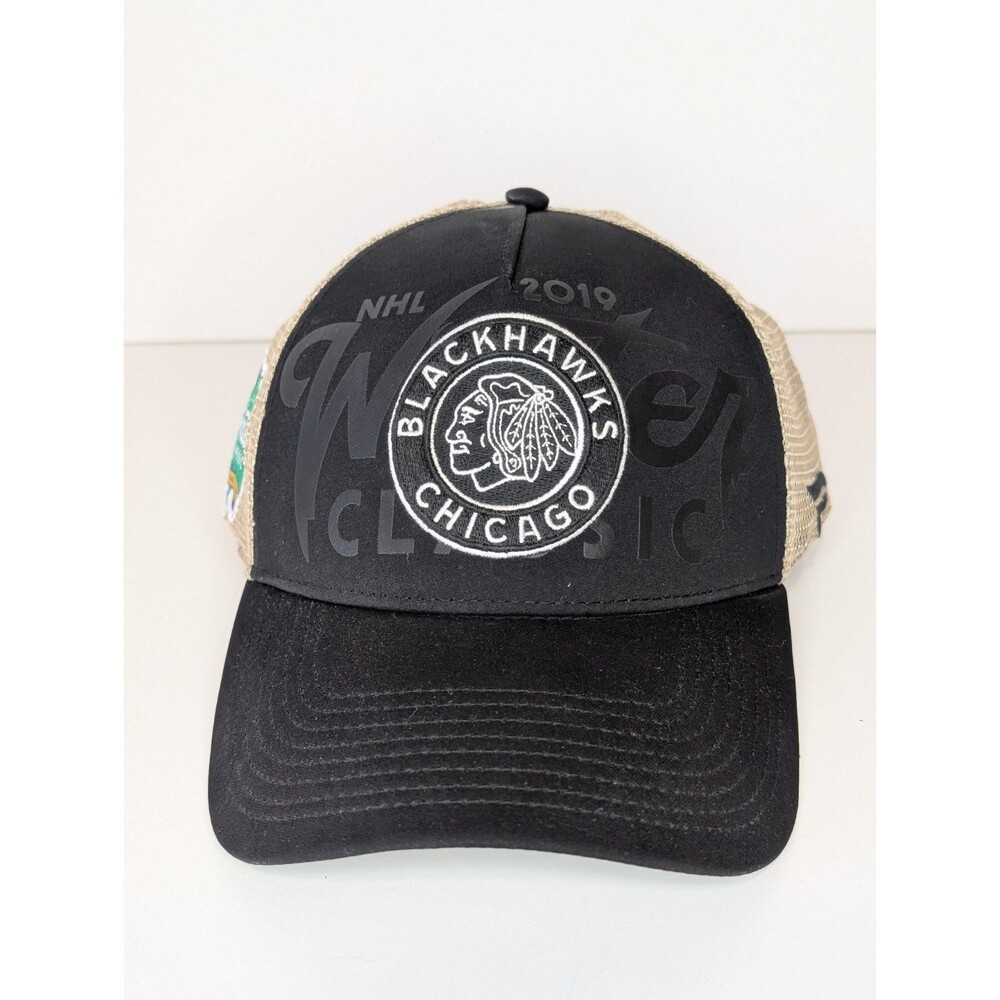 Chicago Black Hawks Hockey NFL Winter Classic 2019 Shamrock Mesh SnapBack OS Hat